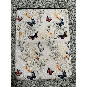 Floral Butterfly Large Book Sleeve